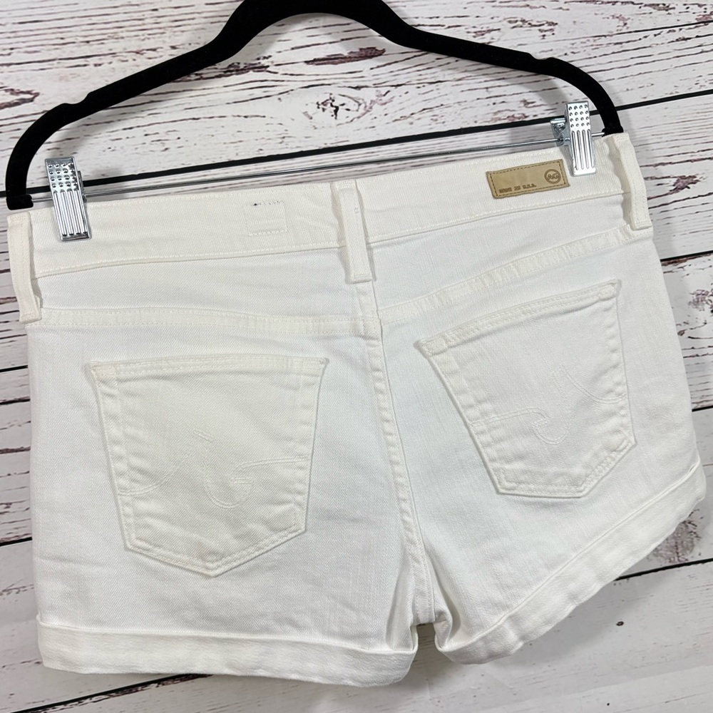 AG Adriano Goldschmid The Pixie White Roll-Up Shorts in Size 28 NWOT - Picture 8 of 8